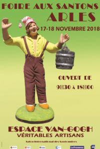 61ème Salon International des santonniers Arles. Le lundi 19 novembre 2018 à Arles. Bouches-du-Rhone. 